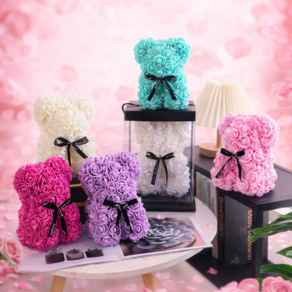 The Velvet Bear™ Eternal Rose Bear