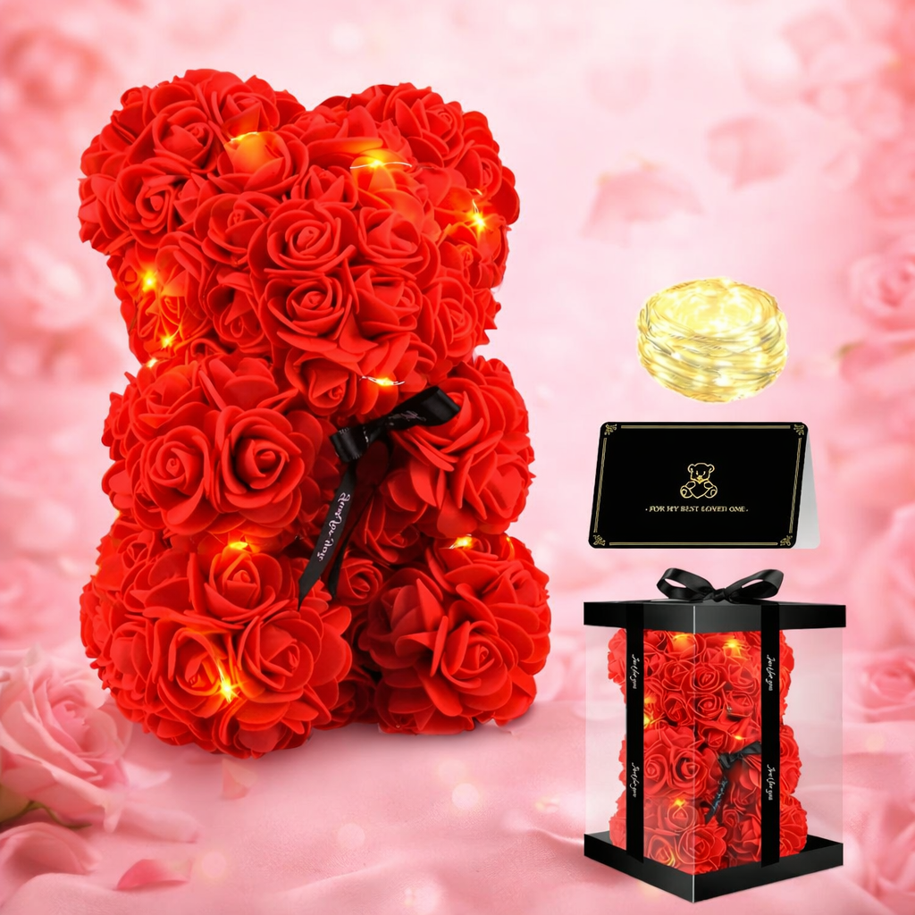 The Velvet Bear™ Eternal Rose Bear