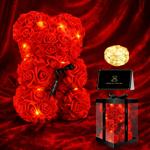 The Velvet Bear™ Eternal Rose Bear