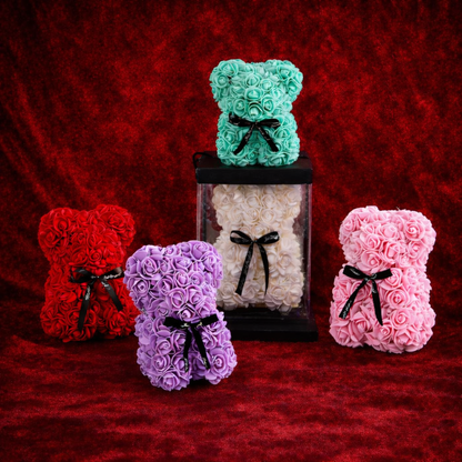 The Velvet Bear™ Eternal Rose Bear